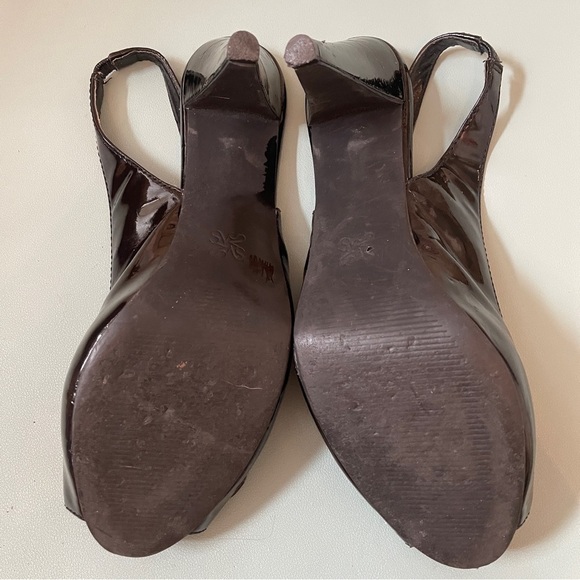 Simply Vera Vera Wang Plumosa Black Peep Toe Heels Women’s Size 8 Summer sandal - Picture 11 of 12